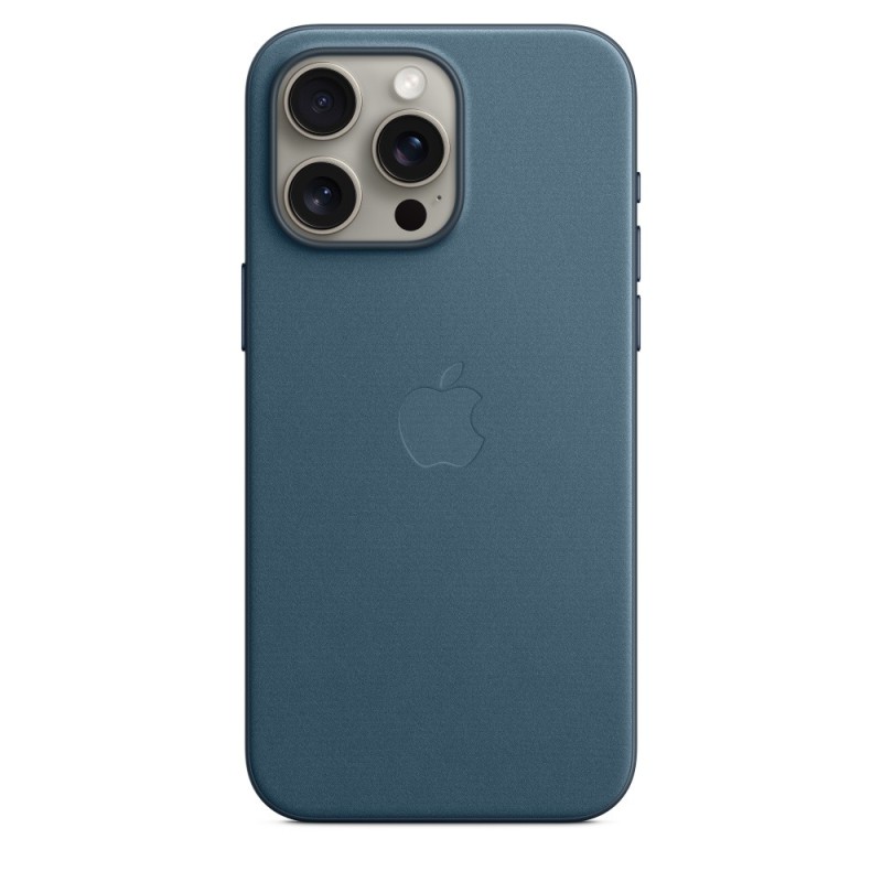 Apple Original iPhone 15 Pro Max Feingewebe Case mit MagSafe - Pazifikblau